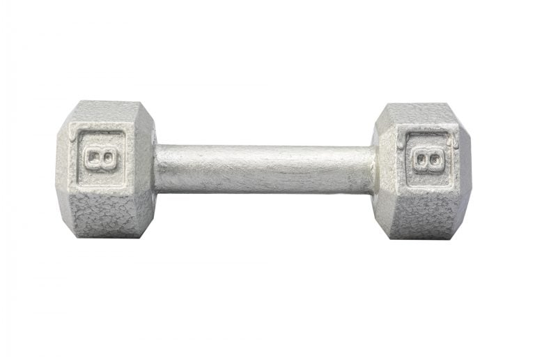 Cast Iron Hex Dumbbell 8 lb