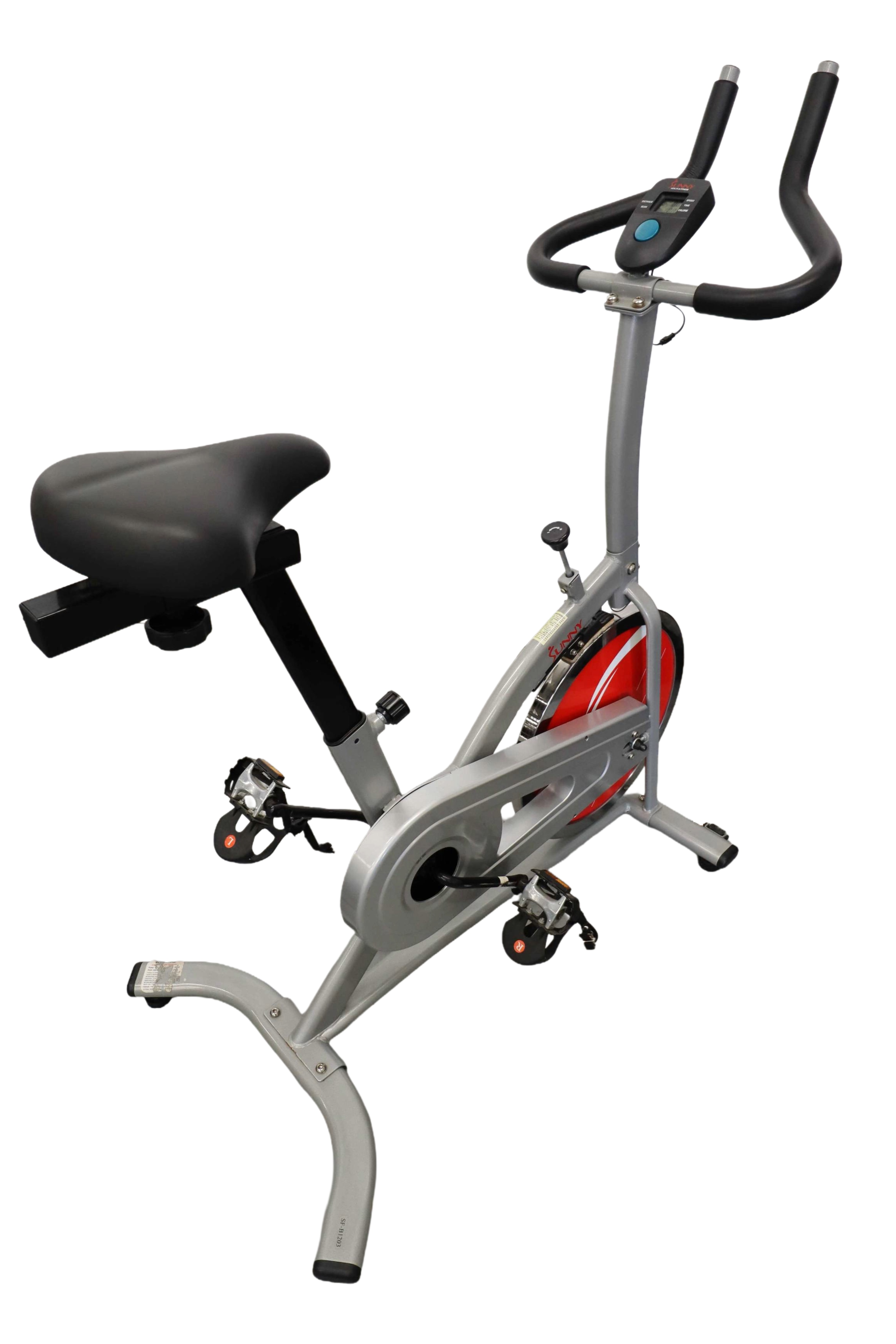 New Sunny Health & Fitness Indoor Cycling Stationary Exercise Chain Drive SF-B1203 Upright Stationary Bike