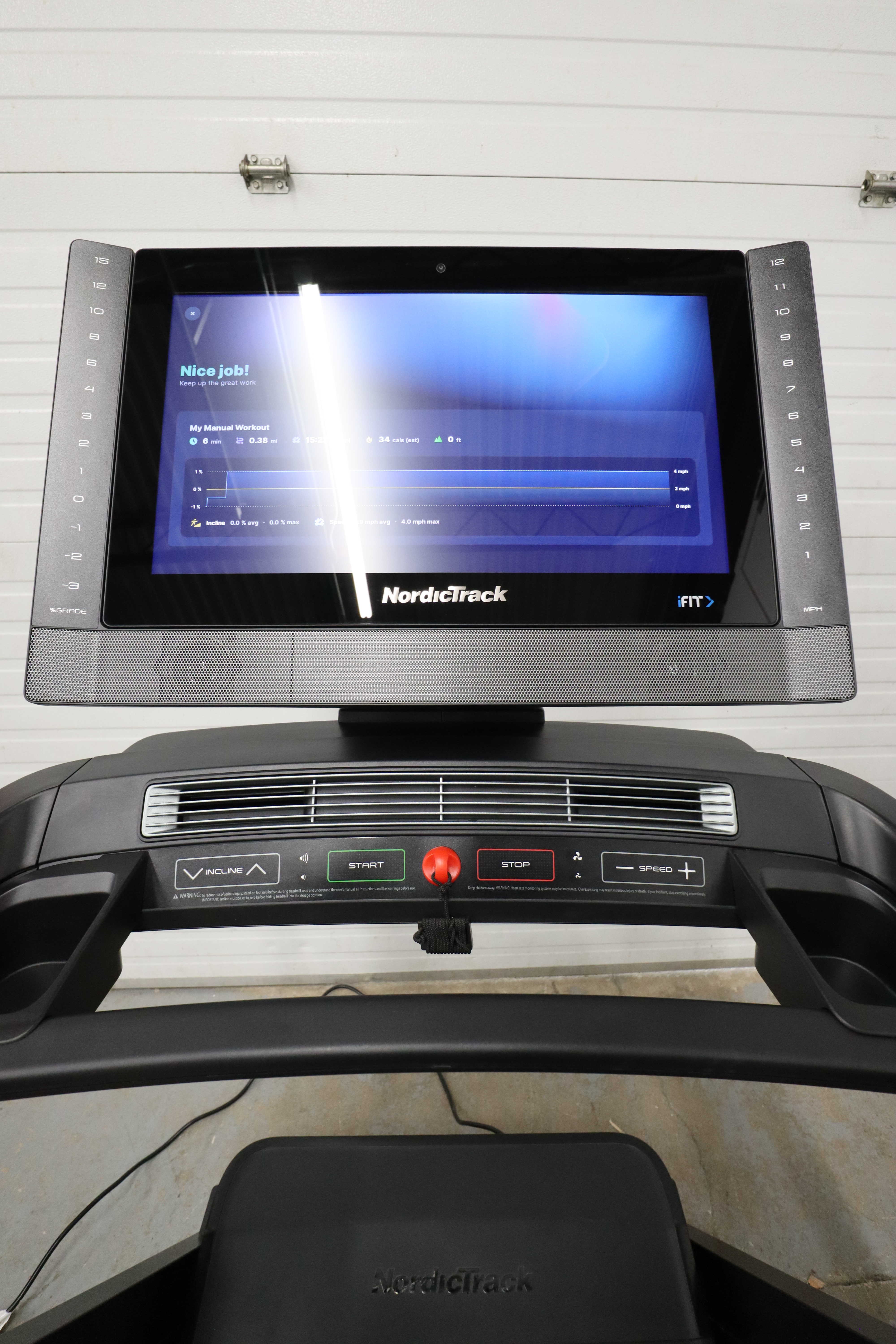 Used NordicTrack Commercial 2450 NTL171222 Folding Treadmill