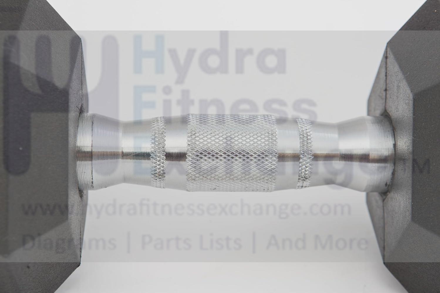 New York Rubber Hex Dumbbell 55lb York Freeweight