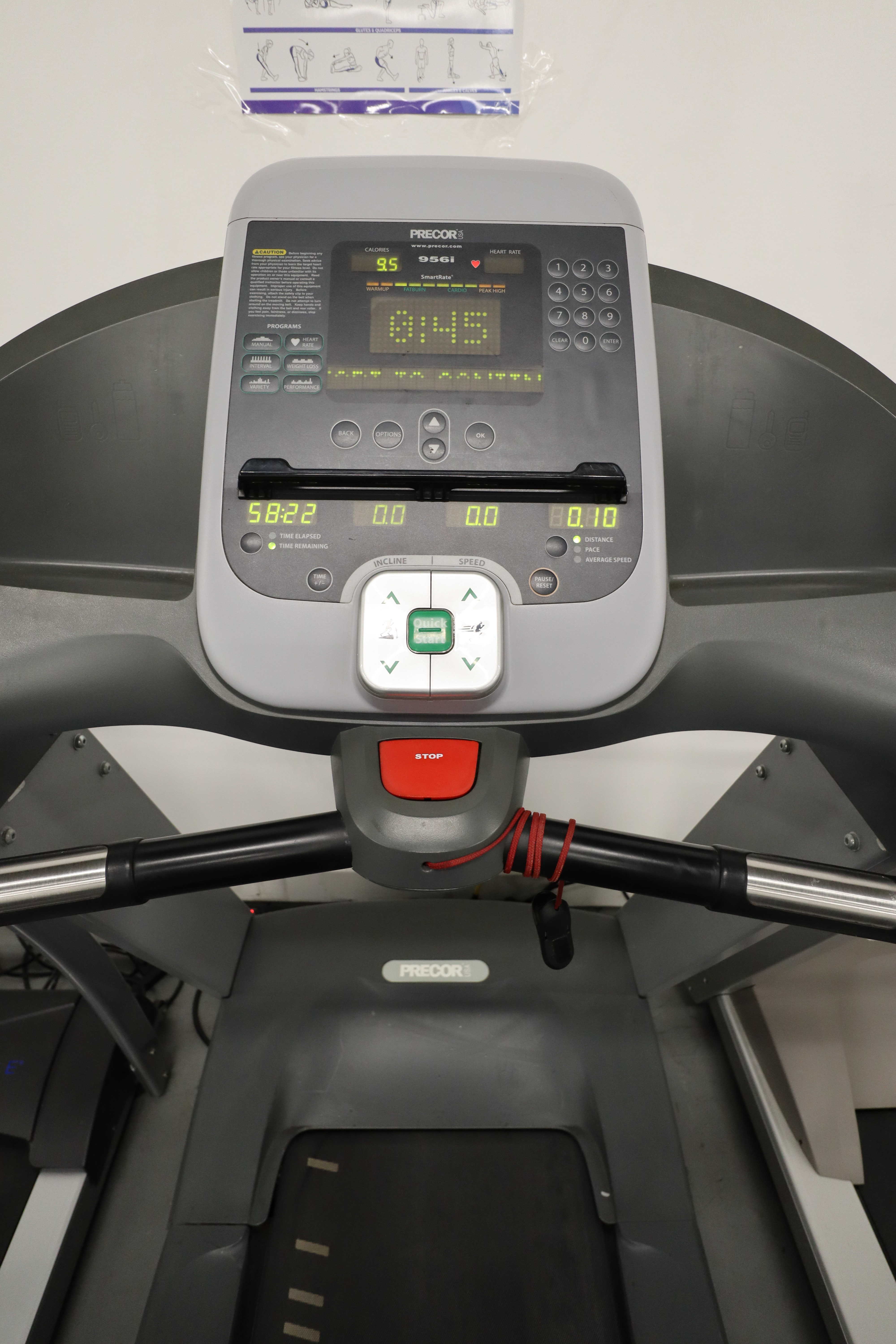 Used Precor C956i Experience AGJYH Non Folding Treadmill
