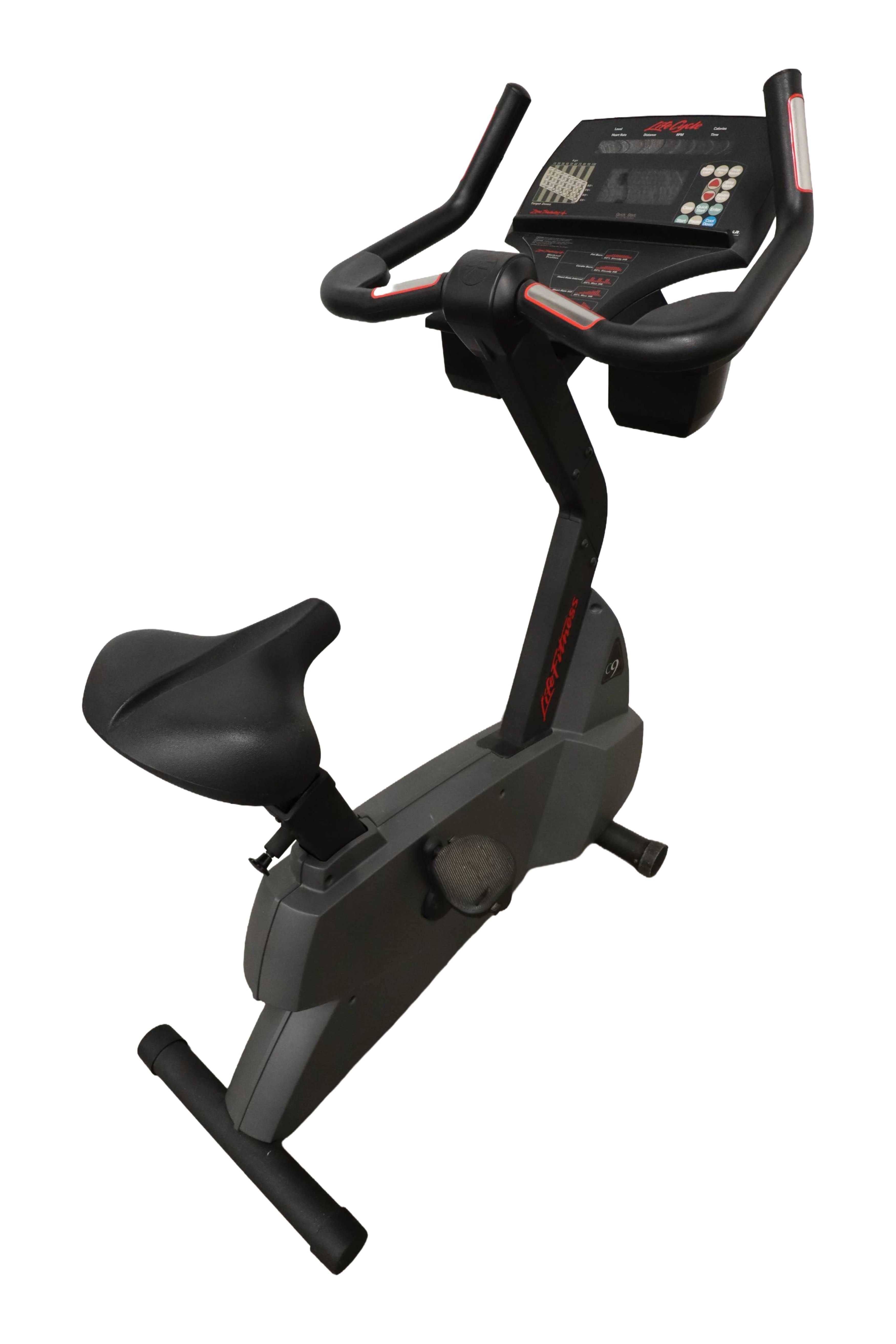 Used Life Fitness C9i Upright Stationary Bike